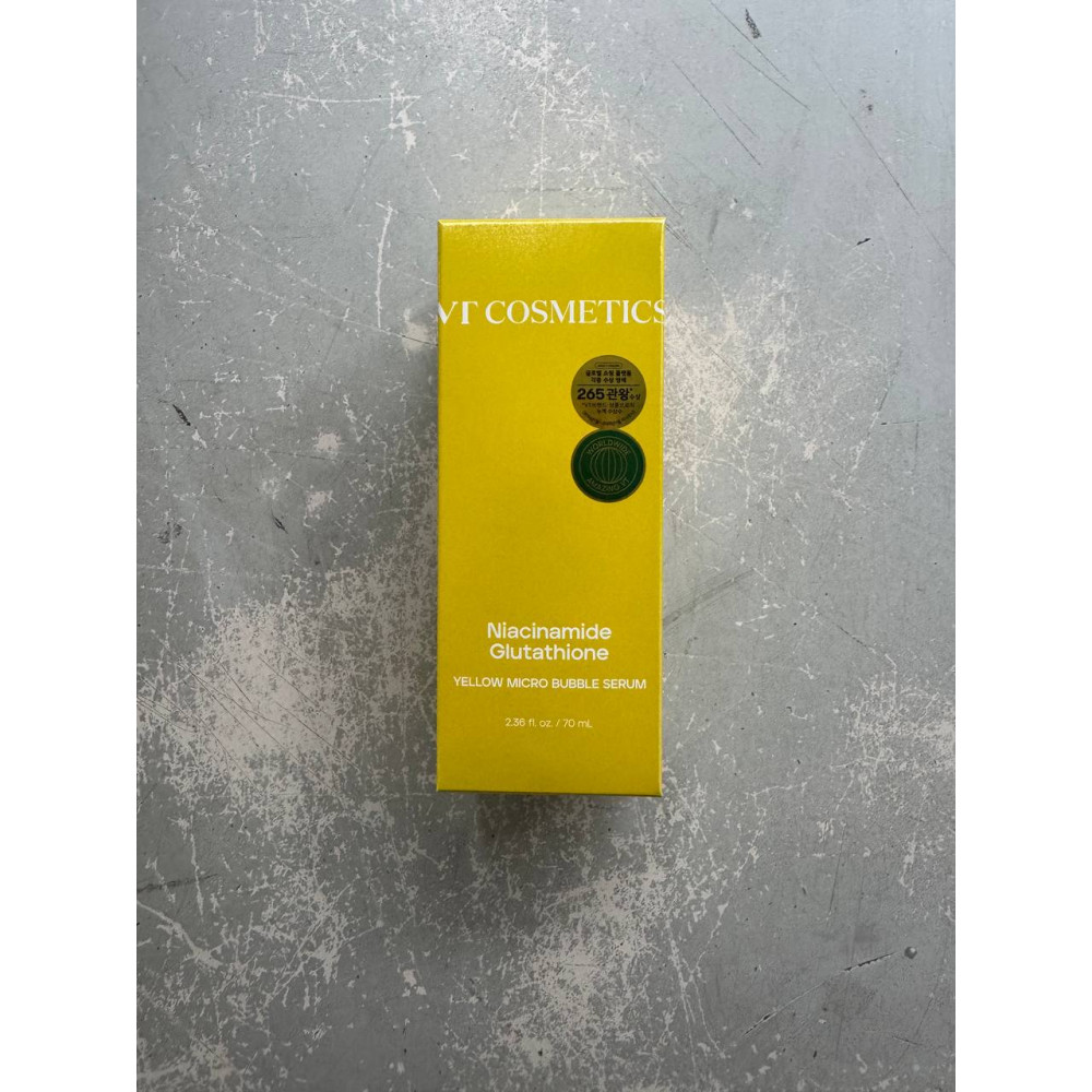 Мікропінна сироватка з ніацинамідом і глутатіоном VT Niacinamide Glutathione Yellow Micro Bubble Serum