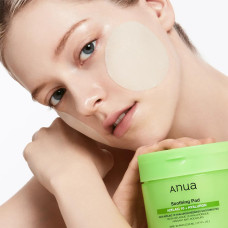 Заспокійливі педи  ANUA Azelaic 10 Hyaluron Redness Soothing Pad 230ml